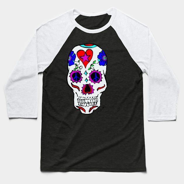 Day Of The Dead 10-2015 Baseball T-Shirt by Korey Watkins